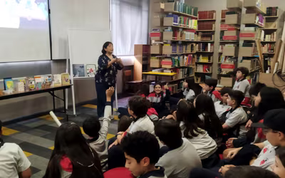 Inducción uso de Biblioteca Gabriela