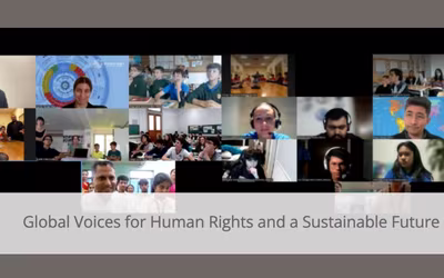 “Voces Globales por los Derechos Humanos” y “Voces Globales por un Futuro Sostenible”