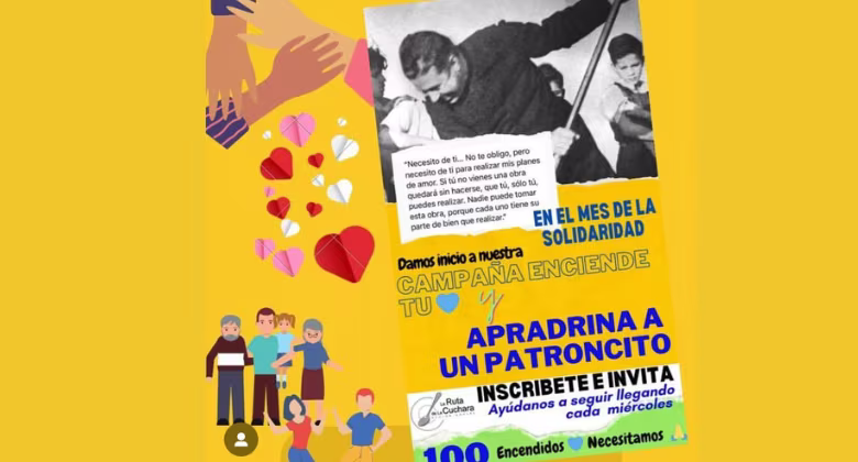 Ruta de la Cuchara: ¡Apadrina a un  Patroncito!