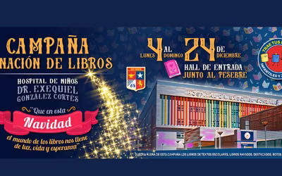 Campaña Donación de Libros: “Que en esta Navidad el mundo de los libros nos llene de luz, vida y esperanza”.