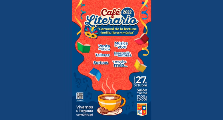 Café literario 2022, "Carnaval de la lectura: familia, libros y música”