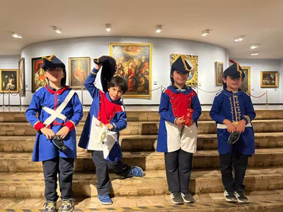 Los 1°básicos visitan el Museo del Carmen de Maipú