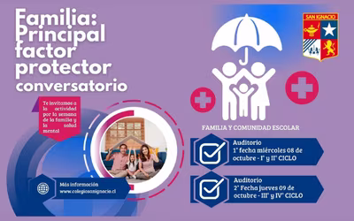 Conversatorio “Familia: Principal Factor Protector”