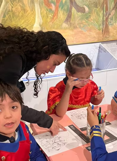 Los 1°básicos visitan el Museo del Carmen de Maipú