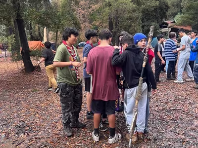 Campamento Scout.-