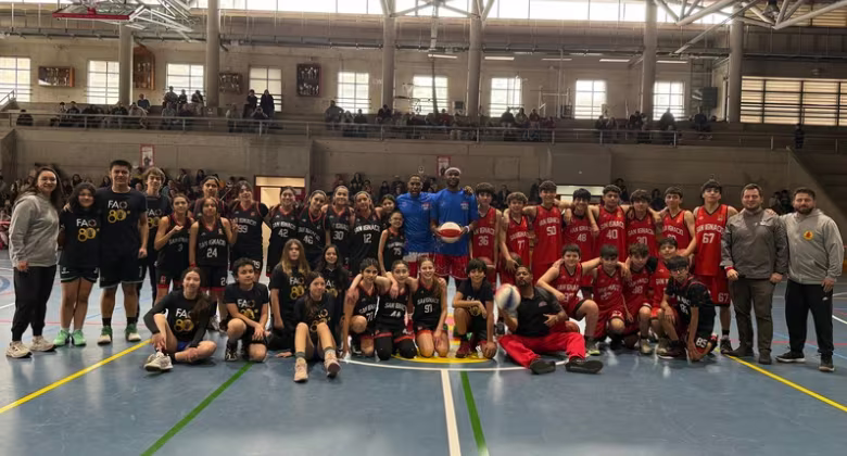 ¡Ciencia, deporte y alimentación saludable junto a la FAO y los Harlem Globetrotters!