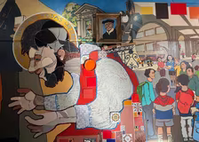 Inauguramos mural “Entramos para aprender y salimos para servir”