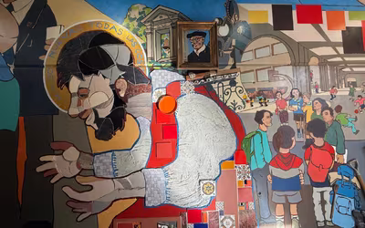 Inauguramos mural “Entramos para aprender y salimos para servir”