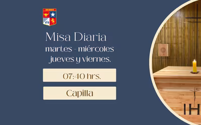 Misa Diaria en el Colegio San Ignacio
