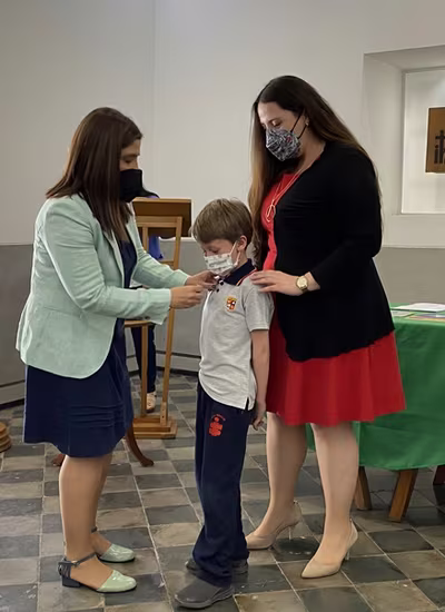 Ceremonia Imposición Insignias 1° Básico A