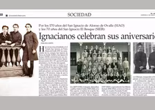 El Mercurio destaca los 170 años del Colegio San Ignacio y el legado de sus exalumnos