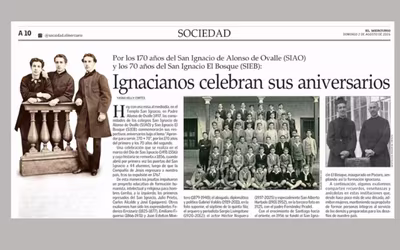 El Mercurio destaca los 170 años del Colegio San Ignacio y el legado de sus exalumnos