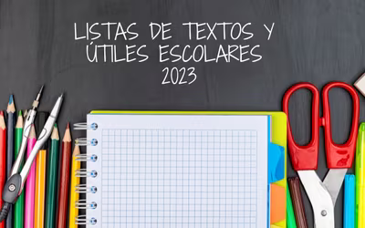 Listas de Útiles y Textos Escolares 2023