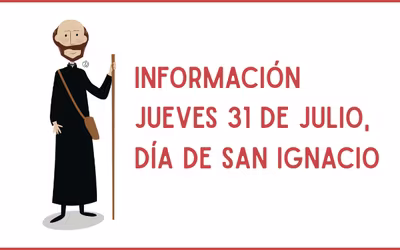 Información jueves 31 de julio, Día de San Ignacio