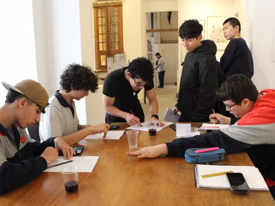Visita pedagógica del electivo de Diseño y Arquitectura: Casa Larraín Bravo