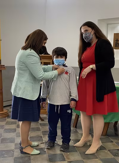 Ceremonia Imposición Insignias 1° Básico A