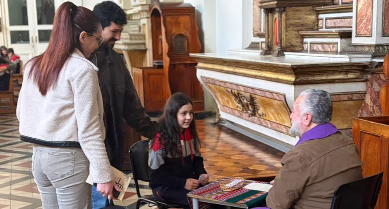 4° Básicos celebraron el Sacramento de la Reconciliación