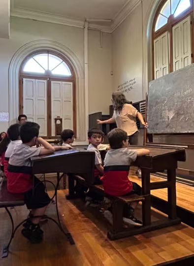 Visita Museo de la Educación Gabriela Mistral, 1° Básicos.