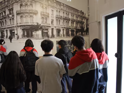 Visita pedagógica del electivo de Diseño y Arquitectura: Casa Larraín Bravo