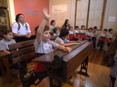 Visita Museo de la Educación Gabriela Mistral, 1° Básicos.