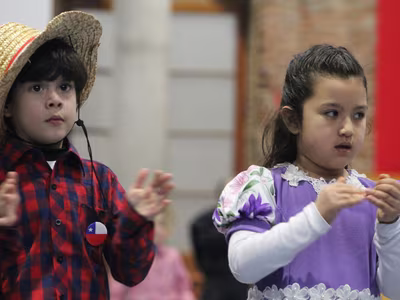 Bailes Folclóricos PK a 1° Básico y IV° Medios III
