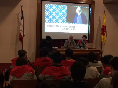 Charla Gabriel Salazar, Premio Nacional de Historia 2006