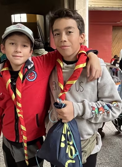 Campamento Scout.-