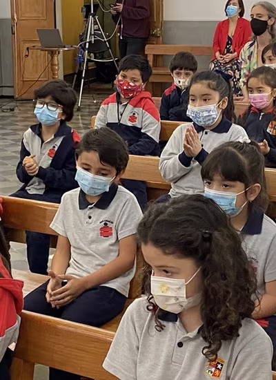 Ceremonia Imposición Insignias 1° Básico C