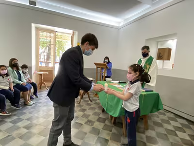 Ceremonia Imposición Insignias 1° Básico A