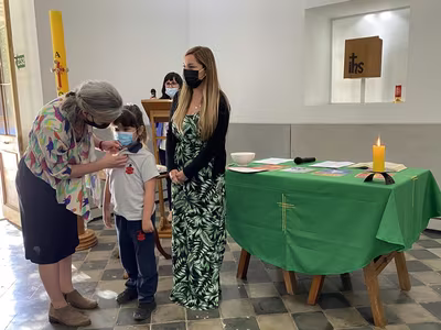 Ceremonia Imposición Insignias 1° Básico C