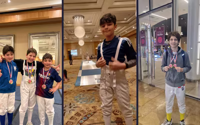 Destacada participación de ignacianos en el Campeonato Nacional Escolar y Cadete de Esgrima.