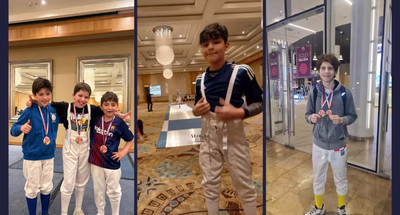 Destacada participación de ignacianos en el Campeonato Nacional Escolar y Cadete de Esgrima.