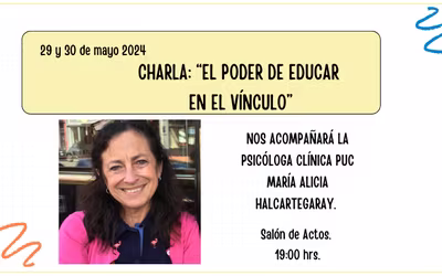 Charla “El poder de educar en el vínculo”
