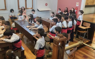 Estudiantes de 1° Básico asistieron al Museo de la Educación Gabriela Mistral