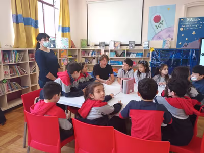 Estudiantes de Intercambio Cuentan cuentos.