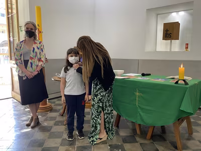 Ceremonia Imposición Insignias 1° Básico C