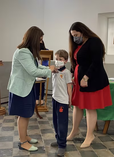 Ceremonia Imposición Insignias 1° Básico A