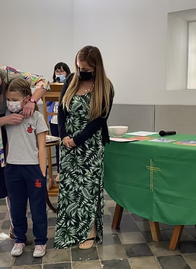 Ceremonia Imposición Insignias 1° Básico C