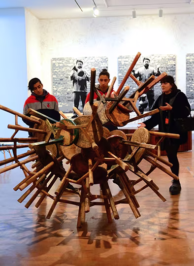 Visita exposición Inoculación IVº Medios