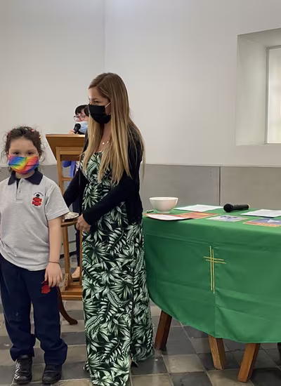 Ceremonia Imposición Insignias 1° Básico C