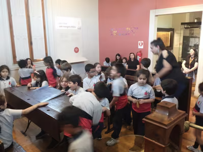Visita Museo de la Educación Gabriela Mistral, 1° Básicos.