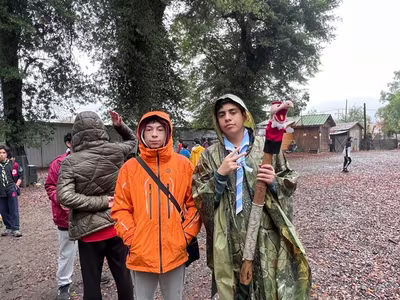 Campamento Scout.-