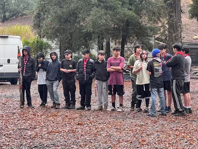 Campamento Scout.-