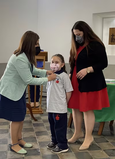 Ceremonia Imposición Insignias 1° Básico A