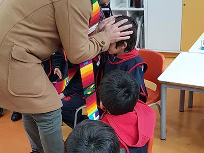 Visita del P. Germán Méndez S.J. a cursos