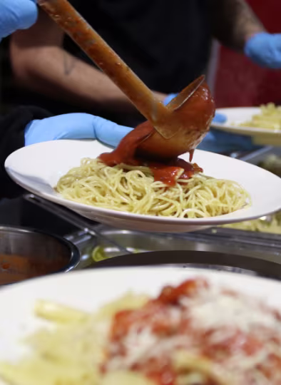 Tallarinata Solidaria - Créditos Vicente Hernández