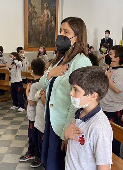 Ceremonia Imposición Insignias 1° Básico A