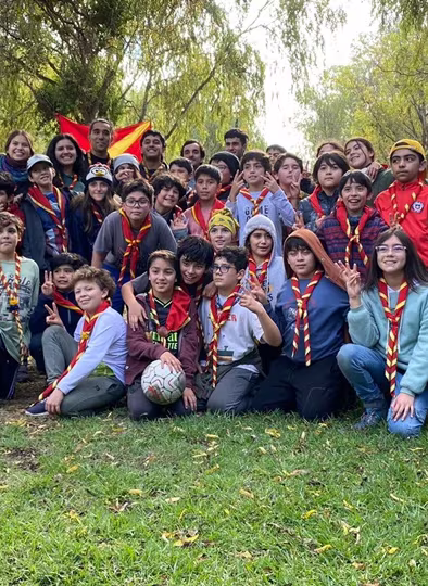 Campamento Scout.-