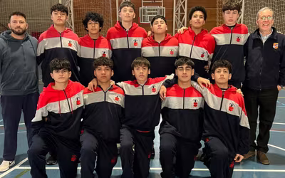 Selección intermedia de Básquetbol  rumbo al Campeonato Jesuita de Baloncesto en Concepción.