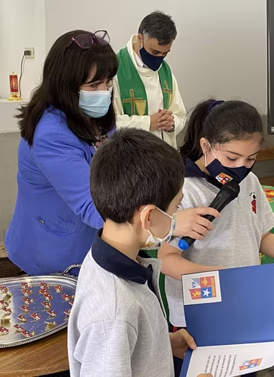 Ceremonia Imposición Insignias 1° Básico A